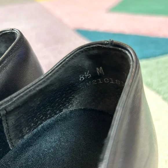 Munro Black Slip On Heeled Loafers 8.5 - Picture 16 of 17